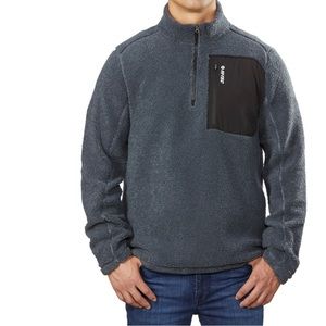 Hi-Tec Men’s  Pebble Fleece 1/4 zip Pullover